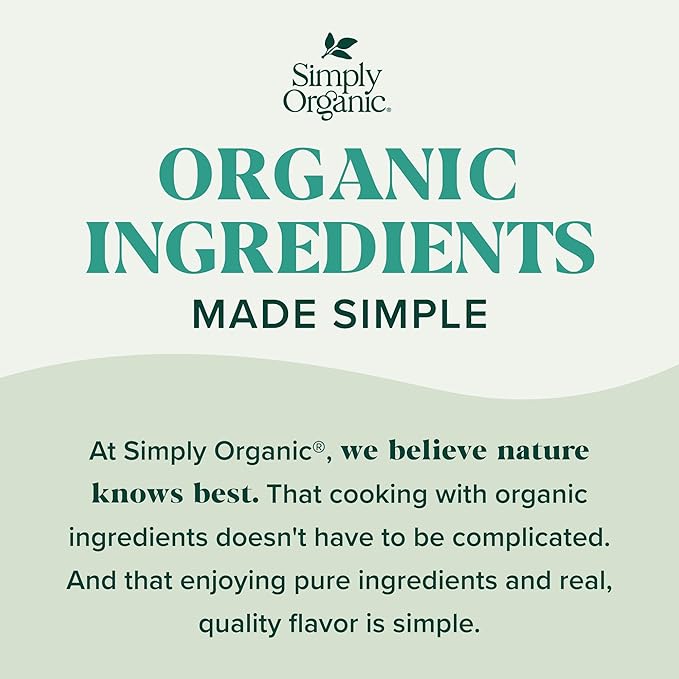 Simply Organic Non-Alcoholic Vanilla Flavoring, 4-Ounce Glass Jar, Certified Organic, Alcohol Free Vanilla