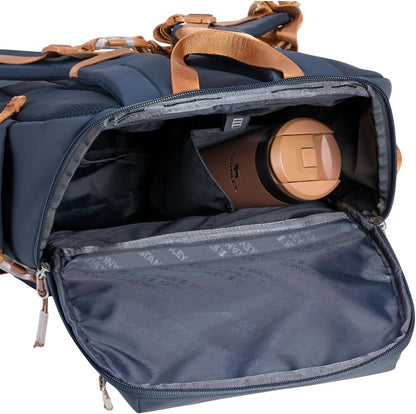 STANLEY Vitalize Backpack | Gym, Work & Travel Bag with Laptop Sleeve | Expandable Bottom Compartment | Tumbler & Water Bottle Pockets | Durable Recycled Fabric | Twilight