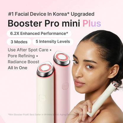 medicube Booster Pro Mini Plus - Portable Facial Device for Radiance, Beige