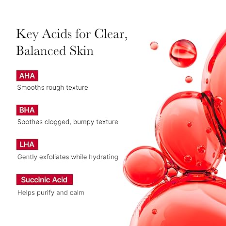 medicube Red Body Peeling Shot - AHA & BHA Exfoliating Body Spray, 3.88 oz