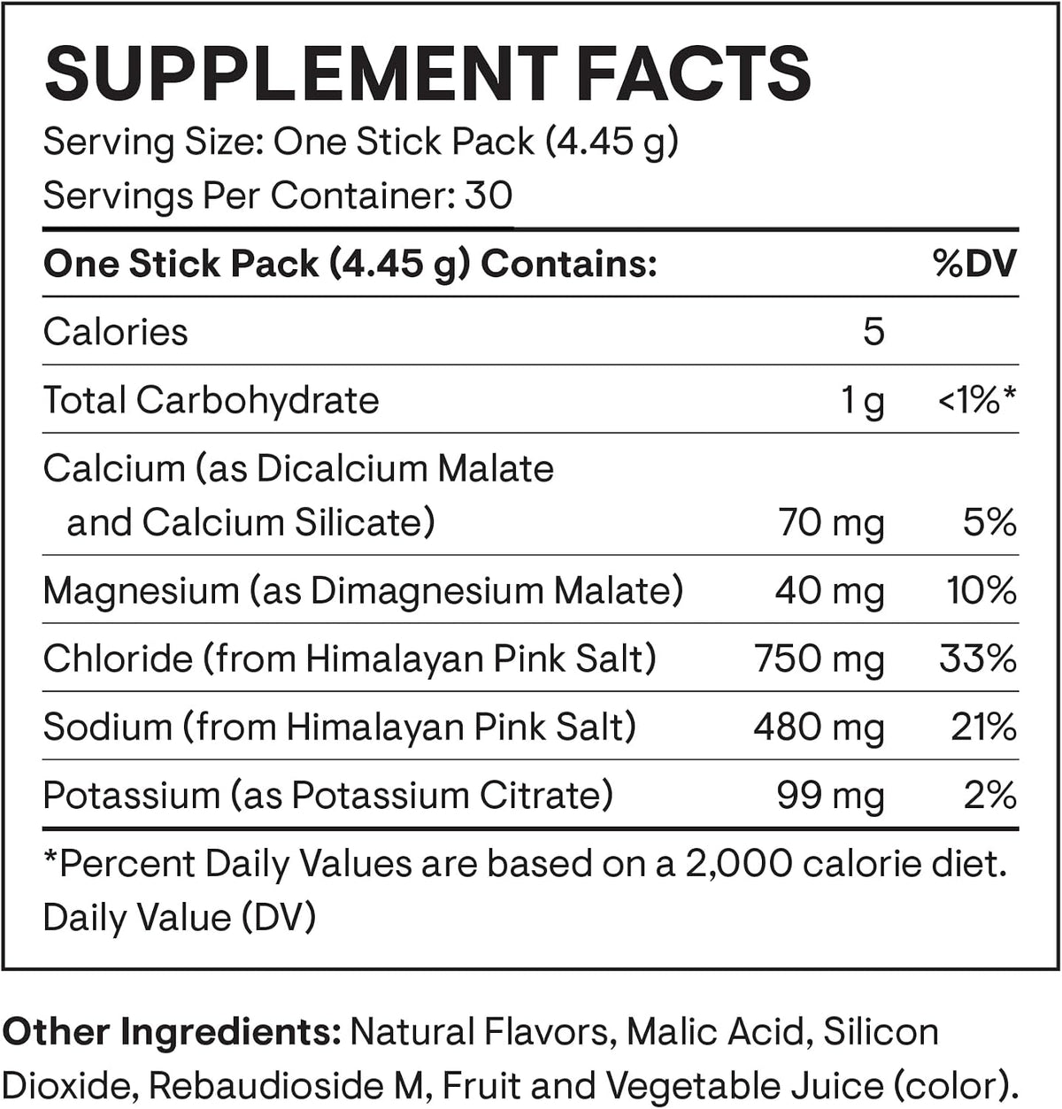 THORNE Daily Electrolytes, Electrolyte Powder Drink Mix, 30 Stick Packs