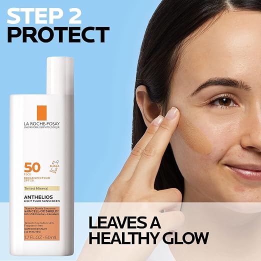 La Roche-Posay Skin Care Set, Tinted Sunscreen SPF 50 & Cleanser