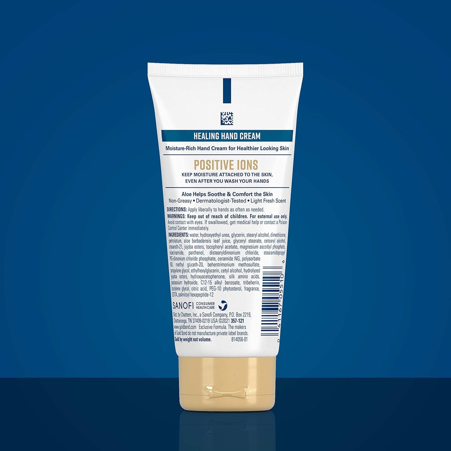Gold Bond Healing Hand Cream, Hand Cream With Aloe, Moisture That Lasts Through Handwashing, 3 oz. (Pack of 2)