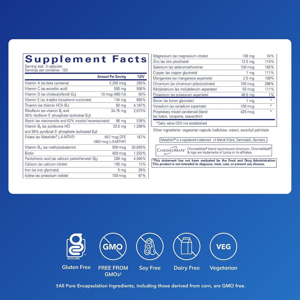 Pure Encapsulations Nutrient 950, 360 Capsules