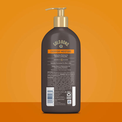 Gold Bond Men's Essentials Daily Body & Hand Lotion for Men, 14.5 Oz.