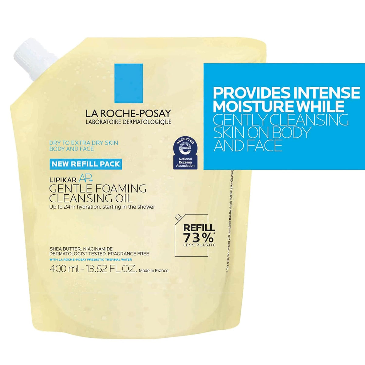 La Roche-Posay Lipikar AP+ Gentle Foaming Cleansing Oil, with Shea Butter