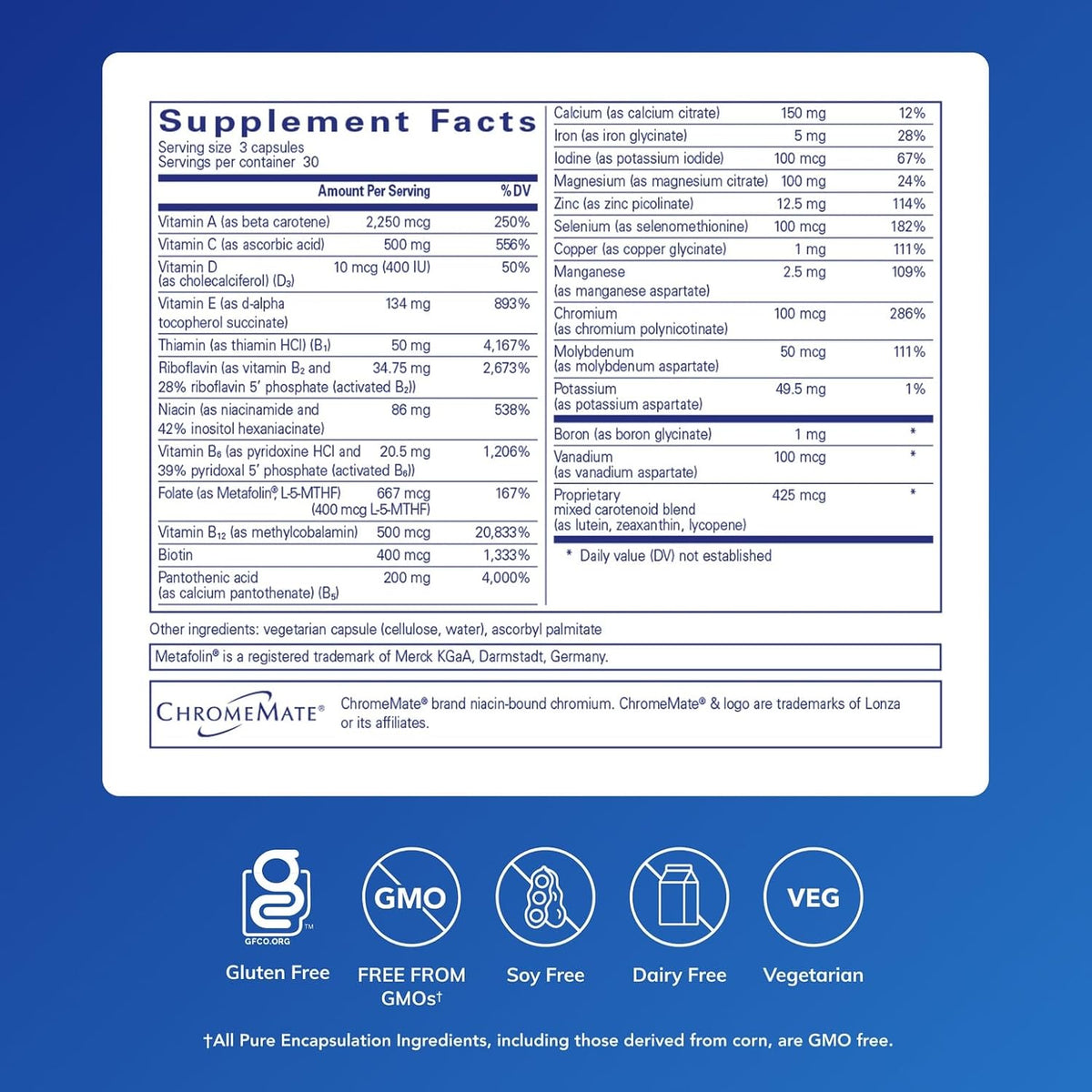 Pure Encapsulations Nutrient 950, 90 Capsules