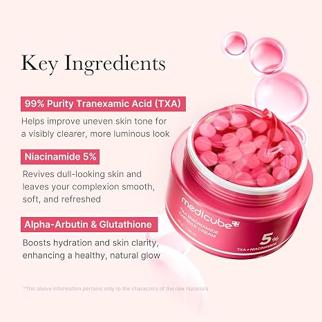 medicube TXA Duo - TXA Niacinamide Glow Serum and Capsule Cream