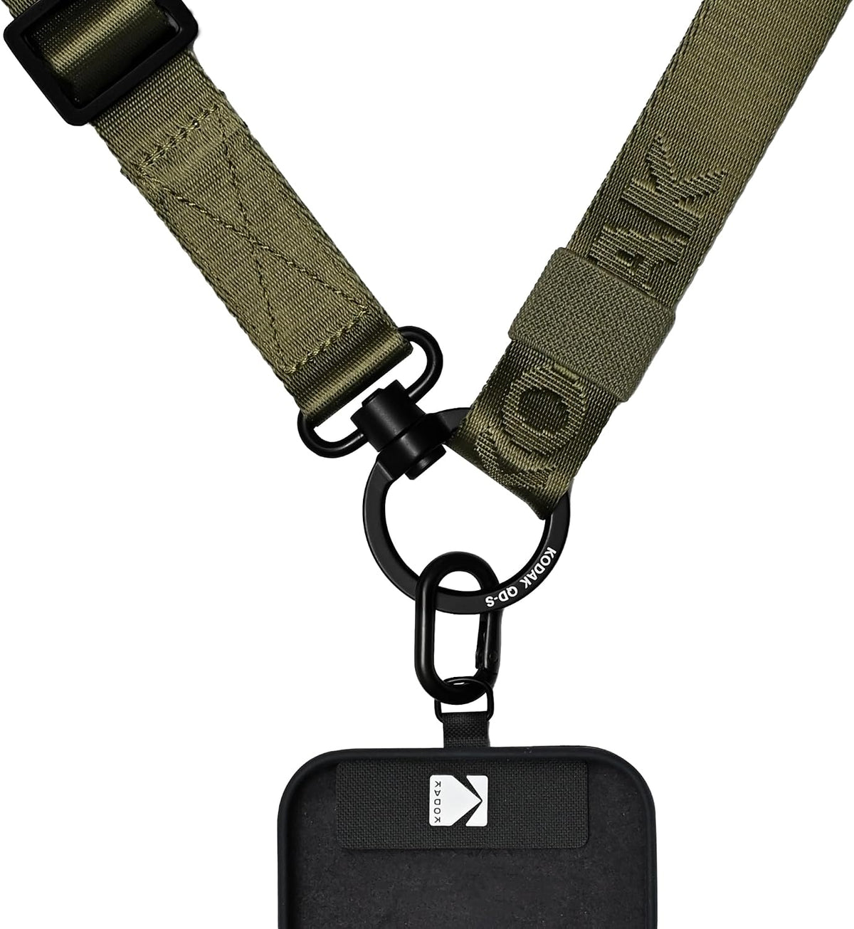 KODAK Multi-Purpose Camera Strap (Olive) - Quick-Detach System, Lightweight, Durable Metal Swivels, Multiple Usages, SLR Cameras, Compact Cameras, Smart Phones