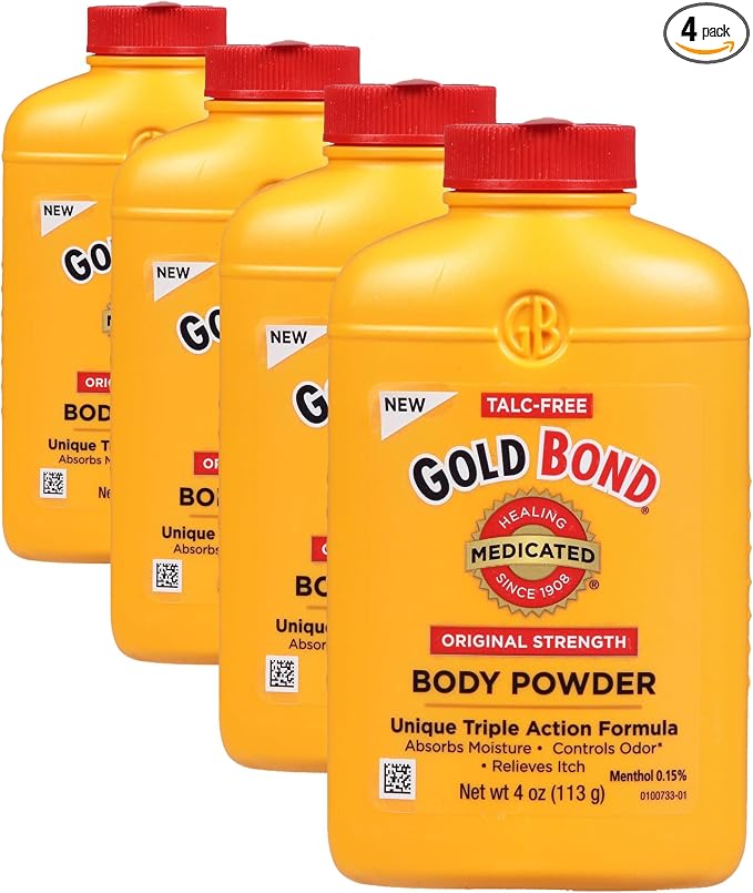 Gold Bond MEDICAT Powder 4OZ (Pack of 4)