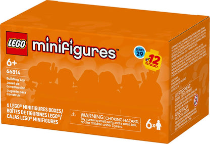 LEGO Minifigures Series 29 6 Pack - Mystery Box Multipack - Birthday Party Favors for Boys & Girls, Ages 6+ - Goodie Bag Stuffers for Kids - 66814