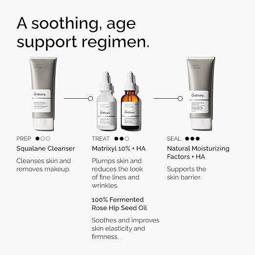 The Ordinary Matrixyl 10% + Hyaluronic Acid, Anti-Aging Serum for Fine Lines and Wrinkles, 1 Fl Oz