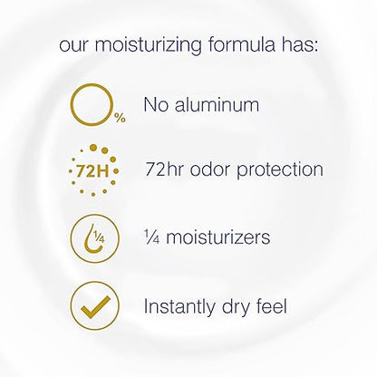 Dove Aluminum Free Deodorant for Women 3 Pack Dragon Fruit & Coconut Cream 72 hour odor protection 2.6oz
