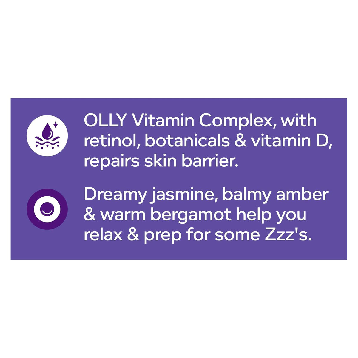 OLLY Renew Body Mist with Retinol & Vitamin D, Dreamy Jasmine Scent, 5 oz