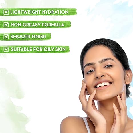 Mamaearth Oil-Free Face Moisturizer for Oily, Acne-Prone Skin | Prevents Acne & Pimples | Reduces Breakouts | Gives Non-Greasy Long Lasting Hydration | 2.71 Fl Oz/80 ml | with Apple Cider Vinegar