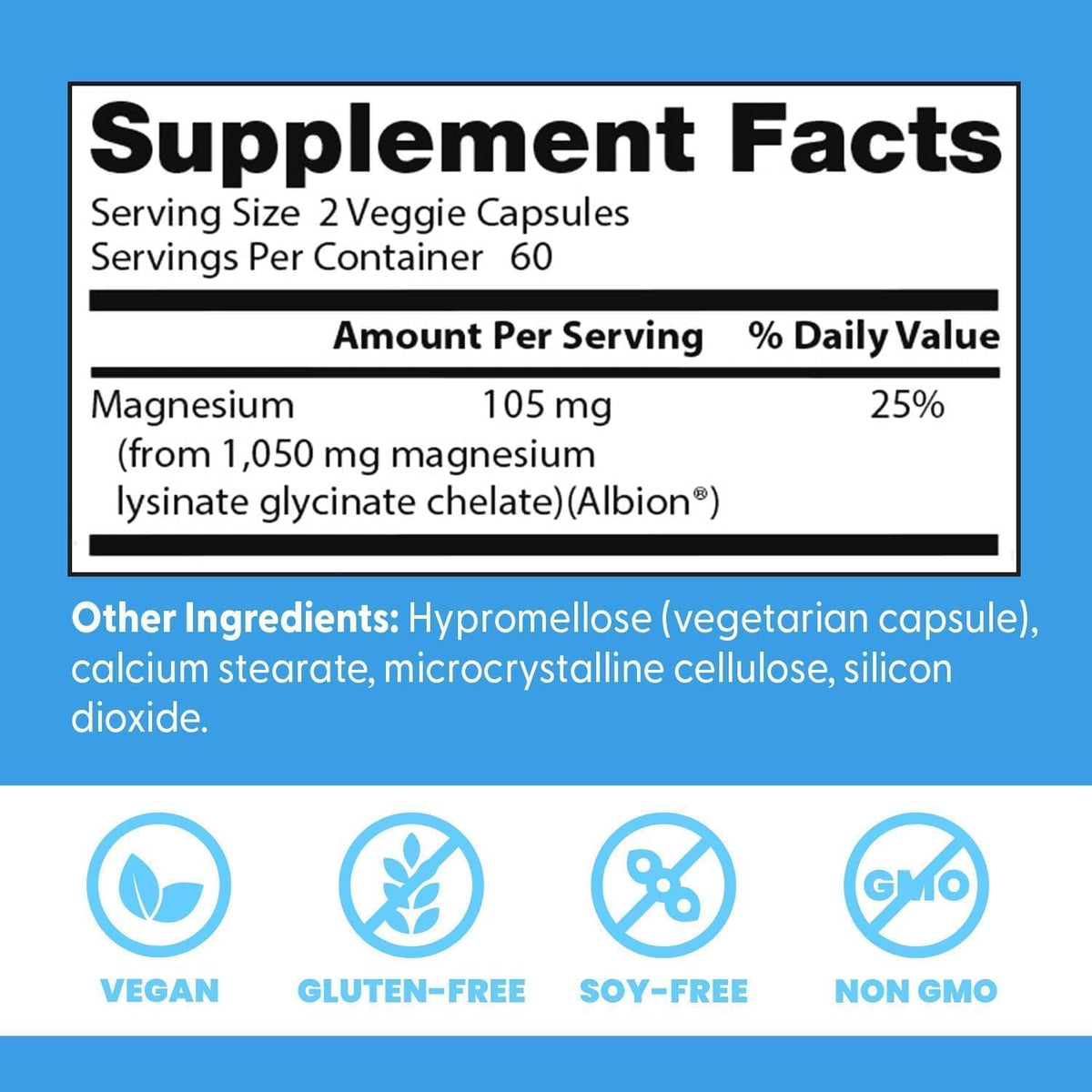 Doctor's Best High Absorption Magnesium Glycinate Lysinate, 120 Veg Caps