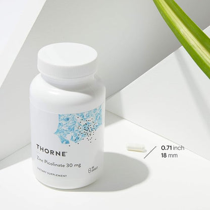 THORNE Zinc Picolinate 30 mg, Highly Absorbable Zinc, 180 Capsules