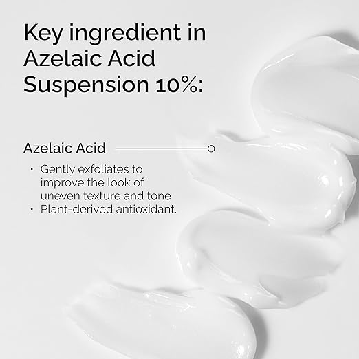 The Ordinary Azelaic Acid Suspension 10%, Formula for Uneven and Blemish-Prone Skin (Pack of 2)