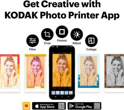 KODAK Mini Shot 2 ERA 2x3 Instant Camera, Photo Printer, 38 Sheet, Yellow