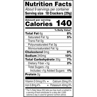 Cheez-It Grooves Crunchy Snack Crackers, Lunch Snacks, Pantry Size, Loaded Nacho, 9oz Box (1 Box)