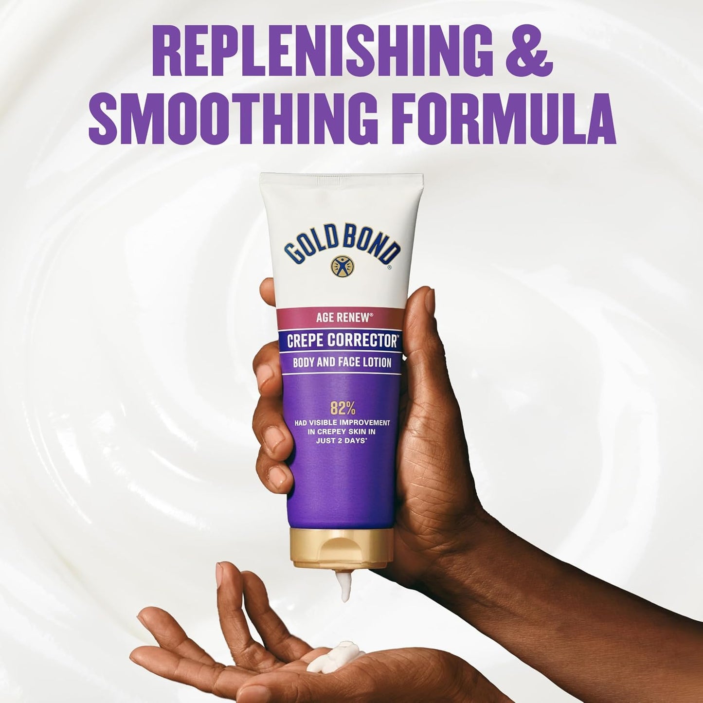 Gold Bond Age Renew Crepe Corrector Body Lotion, Replenishing & Smoothing Formula, Gold Bond Crepe Corrector Body Lotion, 8 oz
