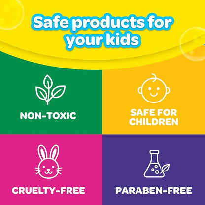 Crayola Bathtub Fingerpaint Deluxe Value Pack 10-Piece Set for Kids, 3 OZ Tubes of Washable Soap Paint, Non-Toxic, Stain Free Bath Toys for Kids