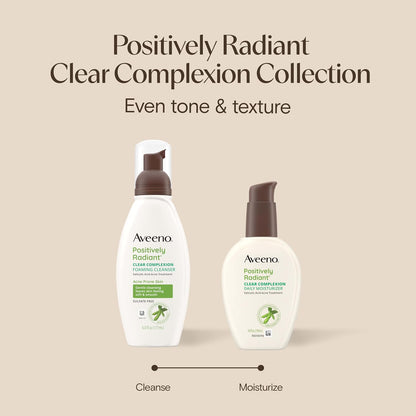 Aveeno Positively Radiant Clear Complexion Acne Face Moisturizer, 4 fl. oz