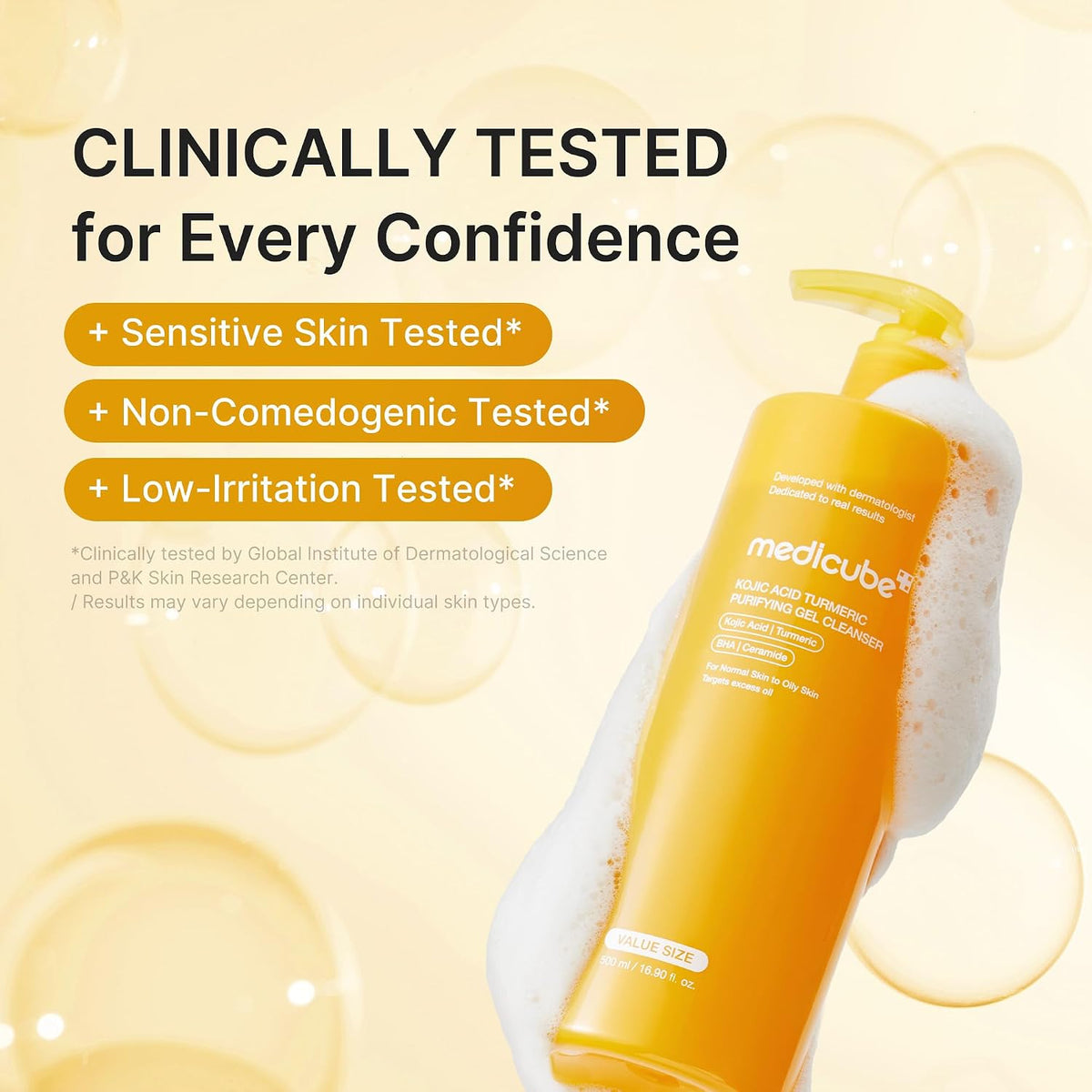 medicube Kojic Acid Turmeric Jelly To Foam Cleanser (Pack of 2)