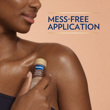 Vaseline Cocoa Shimmer Jelly Stick, Travel-Friendly + Illuminate Me Whipped Body Butter, Moisturizers for Extremely Dry Skin