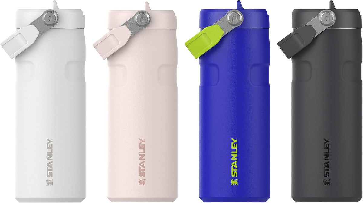 Stanley 1913 Flip Straw Drinking Bottle 0.47 L Cobalt Chartreuse