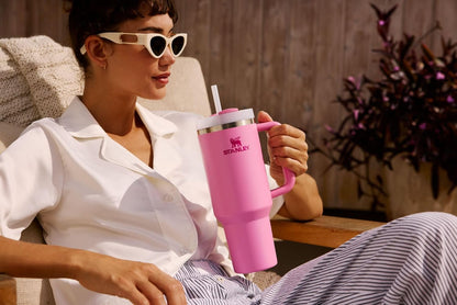 STANLEY Quencher H2.0 Flow State Tumbler, 30 oz, Peony