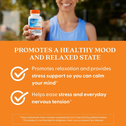 Doctor's BEST L-Theanine Caps 150 mg, for Men & Women, 90 Veg Capsules