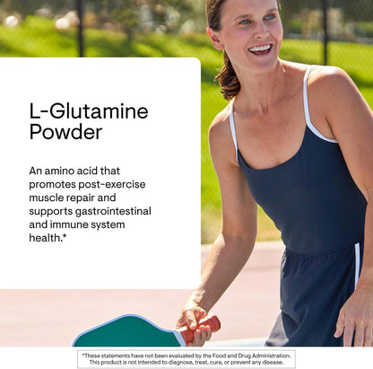 THORNE L-Glutamine Powder, Amino Acid Supplement, 90 Servings