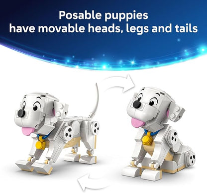 LEGO Disney Lucky & Penny 101 Dalmatians Puppies Kids Toy - Pretend Play Set for Boys and Girls, Ages 6+ Who Love Animals - Learning and Educational Toy - Birthday Gift Idea - 43271