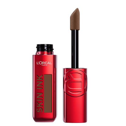 L'Oreal Paris Infallible Skin Ink 2-in-1 Foundation Concealer Hybrid Face Makeup, up to 48HR Transfer-Resistant with Medium Coverage, 450 Rich Cool