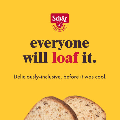 Schar Gluten Free Artisan Baker Multigrain Sourdough Bread Loaf, Regular, Shelf-Stable, 14.1 oz