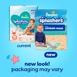 Pampers Splashers Swim Diapers, Size 4, 18 Count (20-33 lbs)