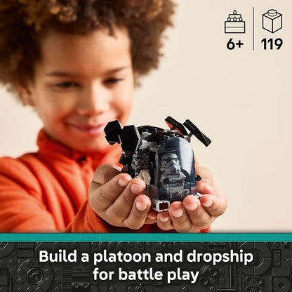 LEGO Star Wars Death Trooper & Night Trooper Battle Pack Kids Toy - Building Set for Pretend Play - Ahsoka Series Model Kit for Boys and Girls, Ages 6+ - Birthday Gift Idea for Movie Fans -75412