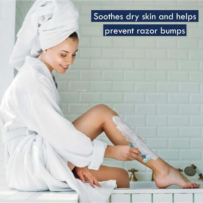 Aveeno Therapeutic Shave Gel with Oat and Vitamin E to Help Prevent Razor Bumps, Soothes Dry Skin and Provides a Close, Smooth Shave with Less Irritation, Fragrance-Free, 7 oz (Pack of 2)
