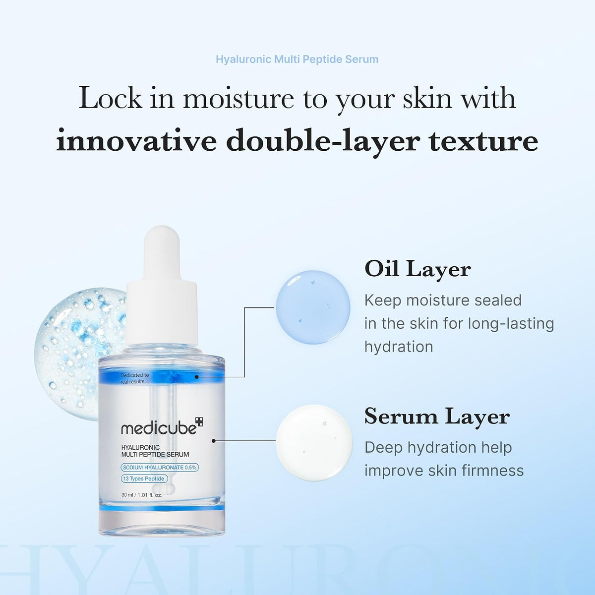 medicube Hyaluronic Multi Peptide PDRN Serum - Lightweight Hydrating Serum