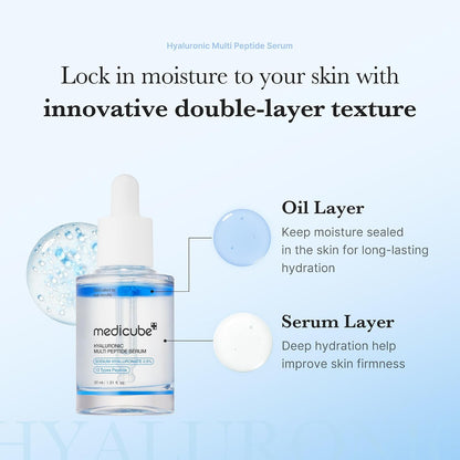 medicube Hyaluronic Multi Peptide PDRN Serum - Lightweight Hydrating Serum