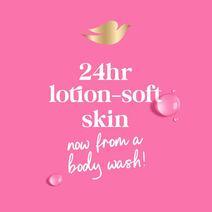 Dove 24hr Lotion Body Wash Renew Peony & Rose Oil, 30.6 oz | Hydrating body wash with MicroMoisture for 24-hour soft, healthy-looking skin