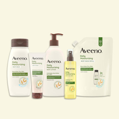 Aveeno Daily Moisturizing Body Oil Mist, Twin Pack, 2 x 6.7 fl. oz