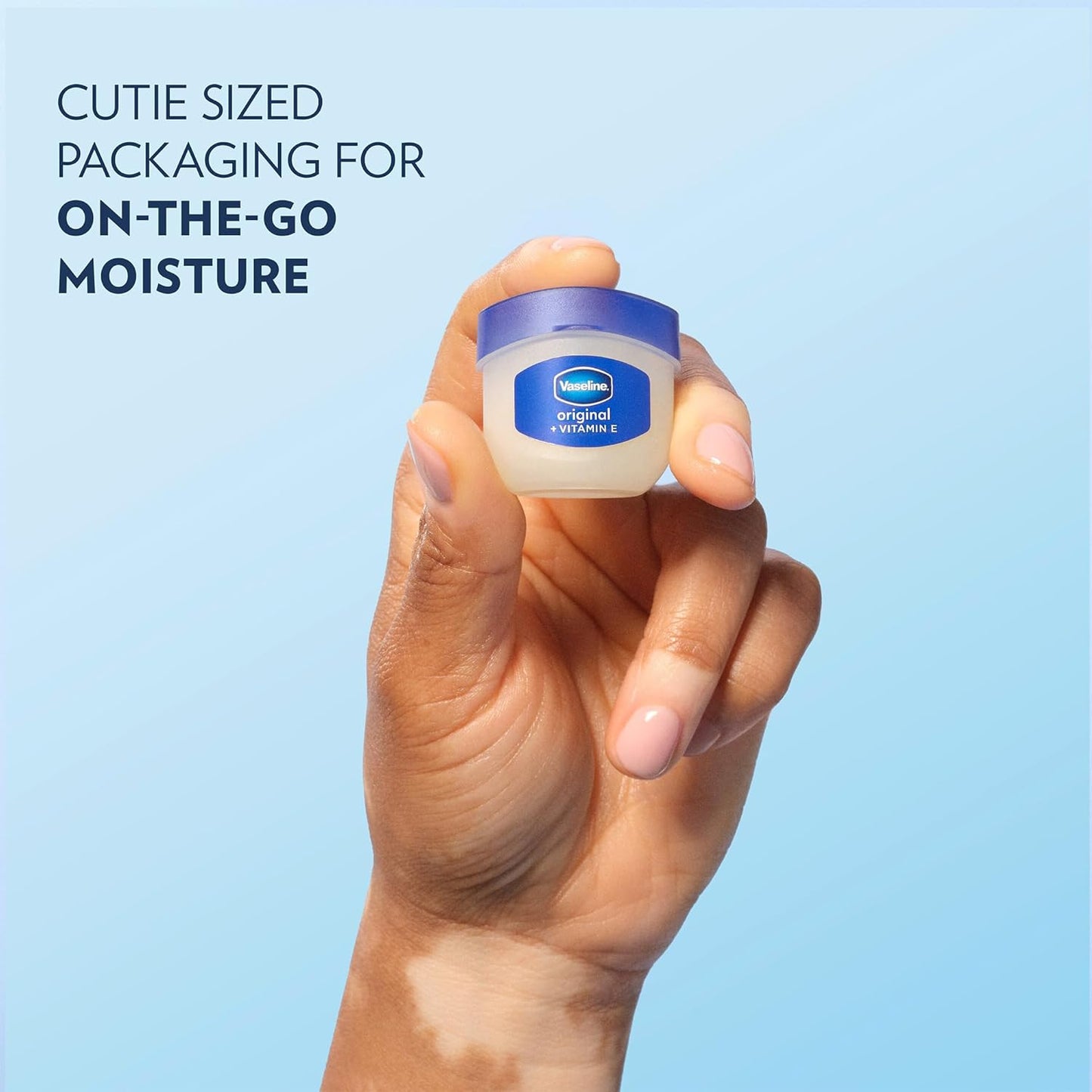 Vaseline Petroleum Jelly Value-Size 2-Pack + Mini Vaseline Lip Therapy Original with Vitamin E for Soft, Smooth Skin & Lips
