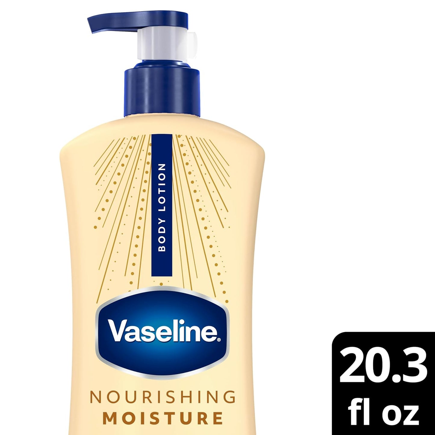 Vaseline Nourishing Moisture Nourishing Moisture Body Lotion for Dry Skin, Made with Ultra-Hydrating Lipids + Pure Oat Extract for Nourished, Healthy-Looking Skin 20.3 oz
