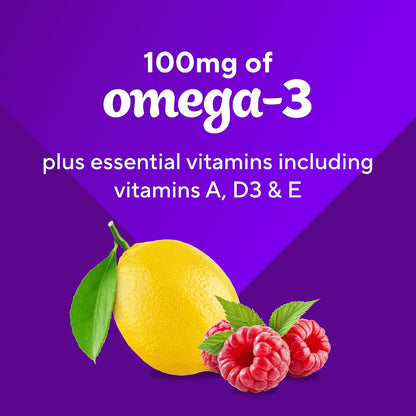 Vitafusion Omega 3 Gummies | 120 Adult Gummy Vitamins | EPA, DHA & ALA