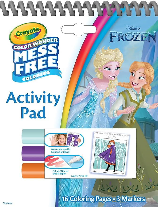 Crayola Disney Color Wonder Bundle (3 Pack), Toddler Mess Free Activity Pads & Markers, Disney Coloring Toys, Gift, 3+