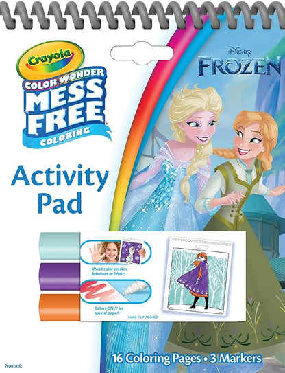 Crayola Disney Color Wonder Bundle (3 Pack), Toddler Mess Free Activity Pads & Markers, Disney Coloring Toys, Gift, 3+