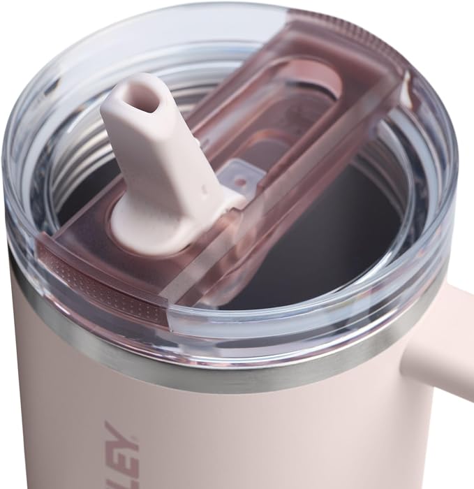 STANLEY Quencher ProTour Flipstraw Tumbler, 30 oz, Rose Quartz