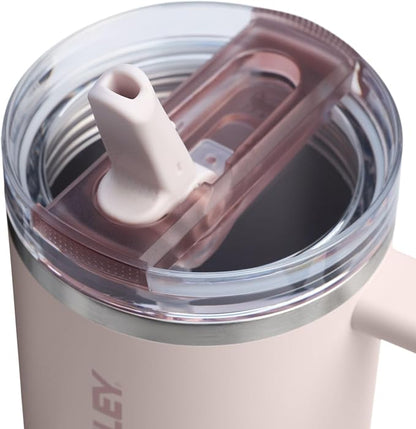 STANLEY Quencher ProTour Flipstraw Tumbler, 30 oz, Rose Quartz